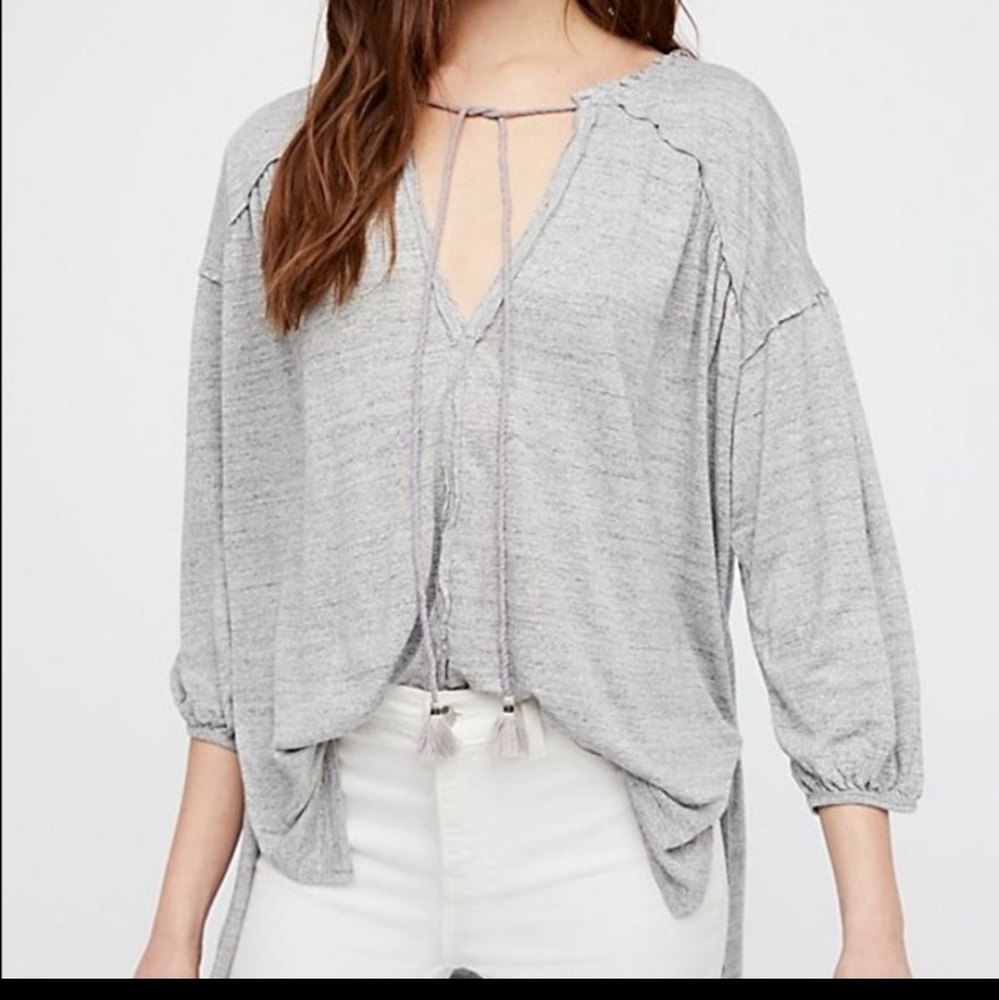 WeTheFree | Just A Henley Blouse